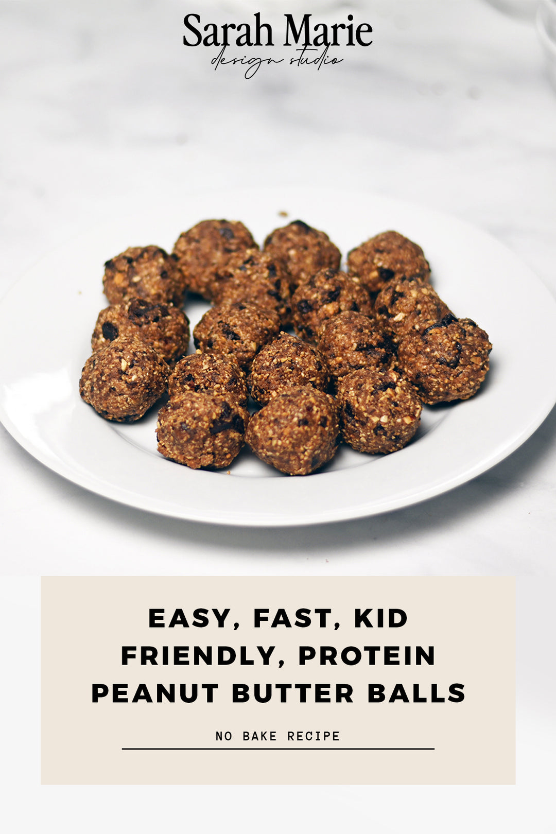 Easy protein peanut butter balls