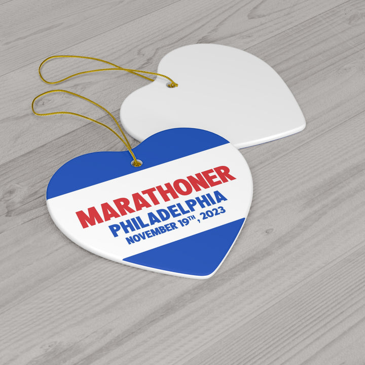 Marathoner Ornament - Philadelphia