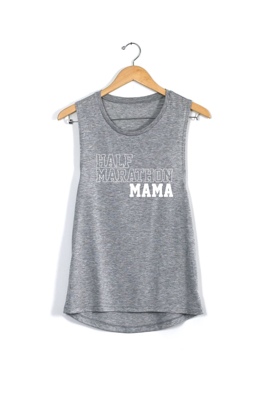 Half Marathon Mama Muscle Tank