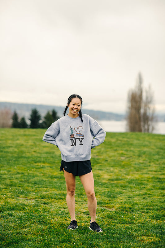 🗽👟 NY Women's Sweatshirt - Sarah Marie Running Co.