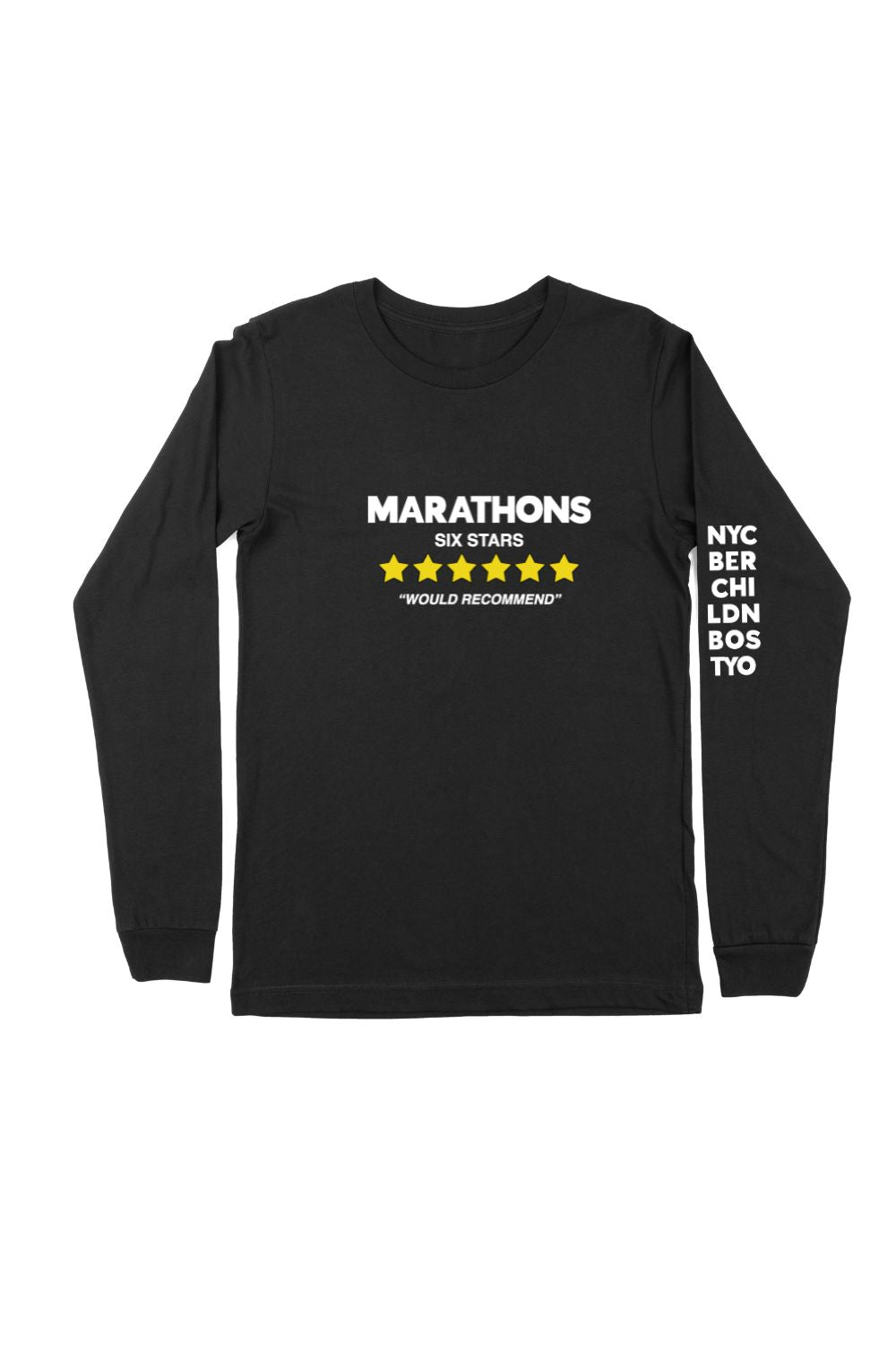 Marathons, Would Recommend Long Sleeve