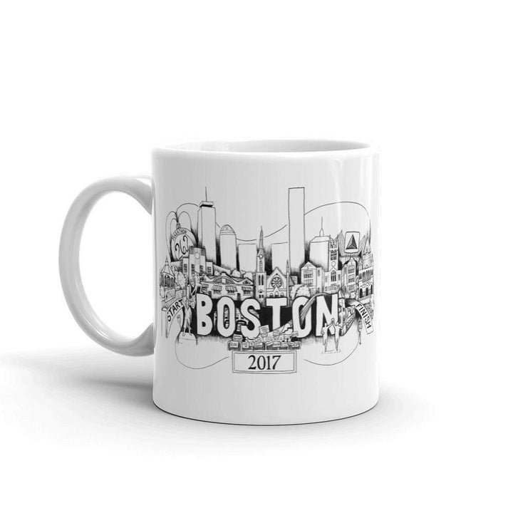 Boston Marathon Mug - Sarah Marie Design Studio