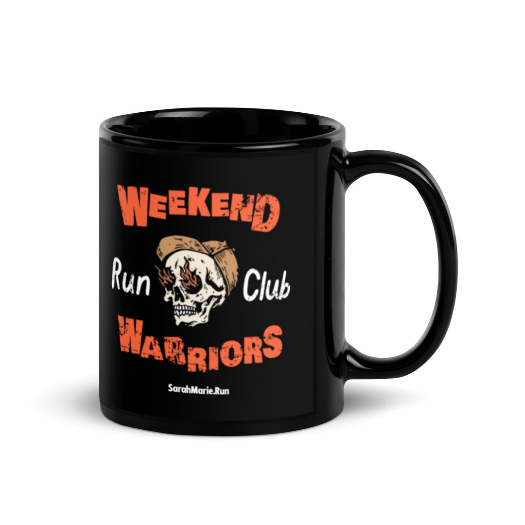 Sarah Marie Design Studio Weekend Warriors Run Club Black Mug