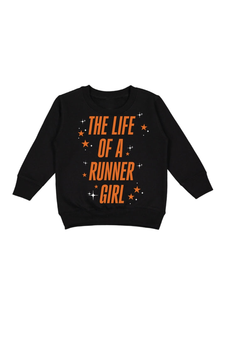 Life of a Runner Girl Kids Sweatshirt