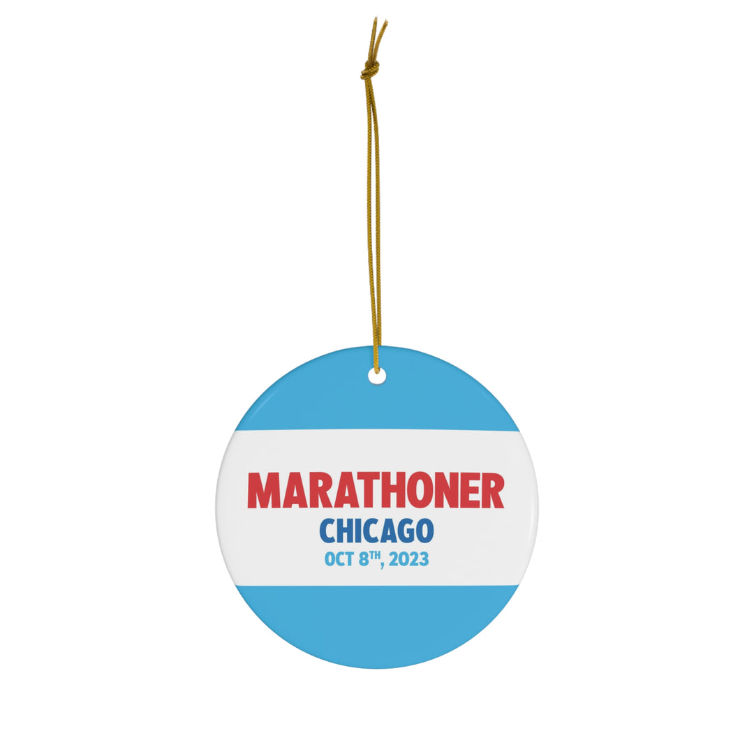 Marathoner Ornament - Chicago
