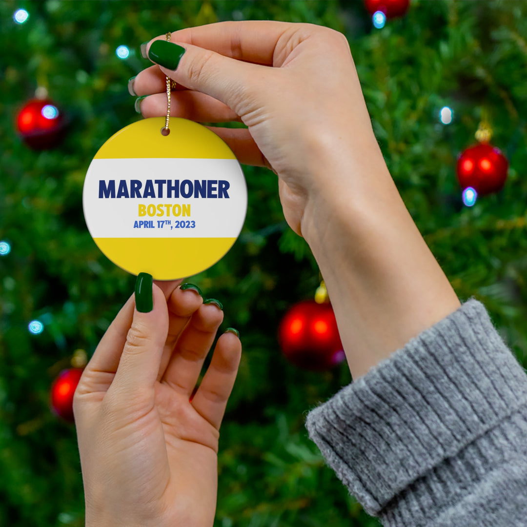 Marathoner Ornament - Boston