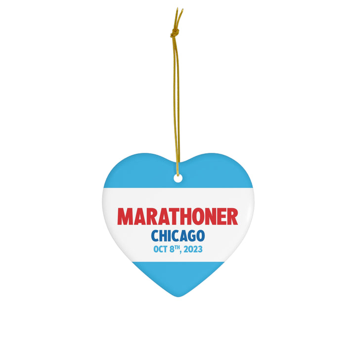 Marathoner Ornament - Chicago