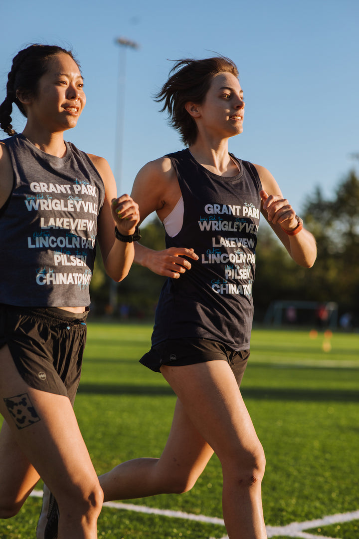 Chicago Neighborhoods Tank - Marathon Running Apparel