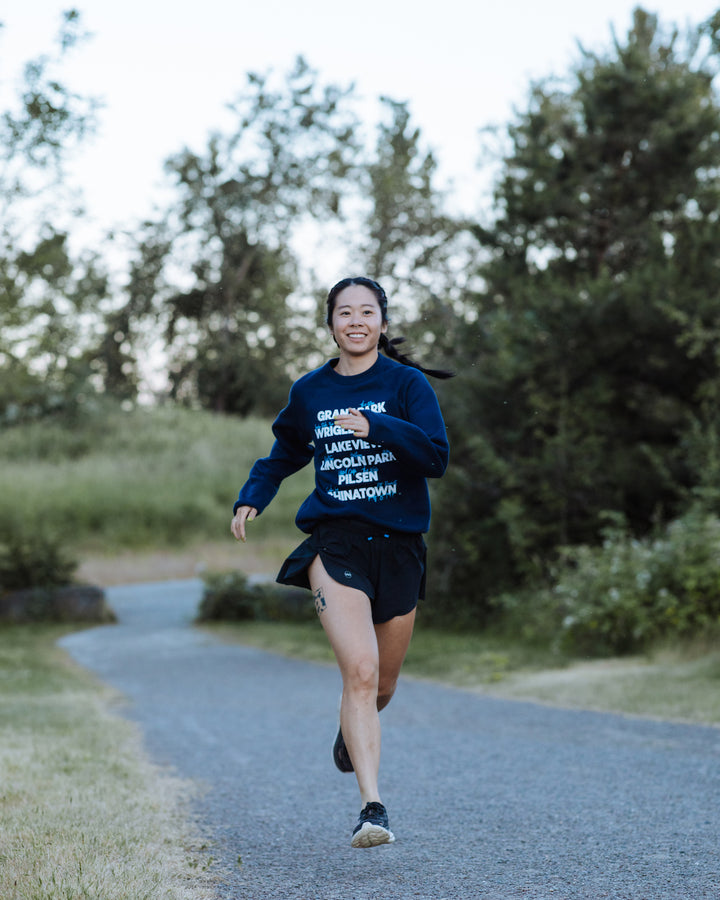 Chicago Neighborhoods Sweatshirt - Running and Marathon Apparel