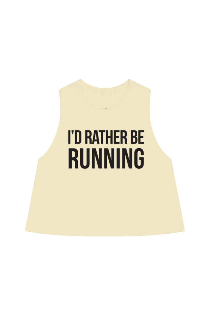 I'd Rather Be Running Racerback Tank