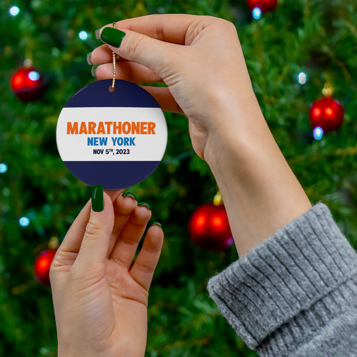 Marathoner Ornament - New York