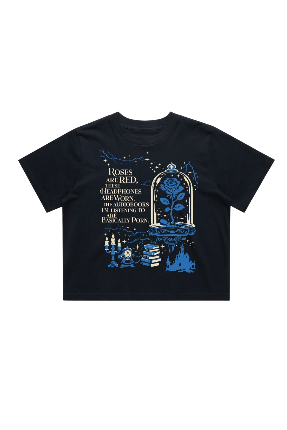 I'm Listening to Smut Women's Crop T-Shirt