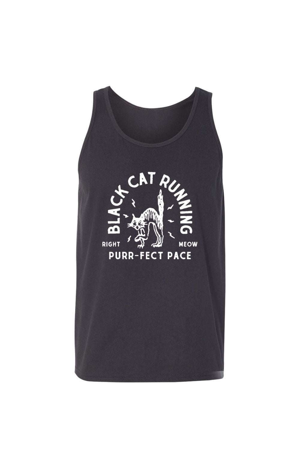 Black Cat Running Men's Tank