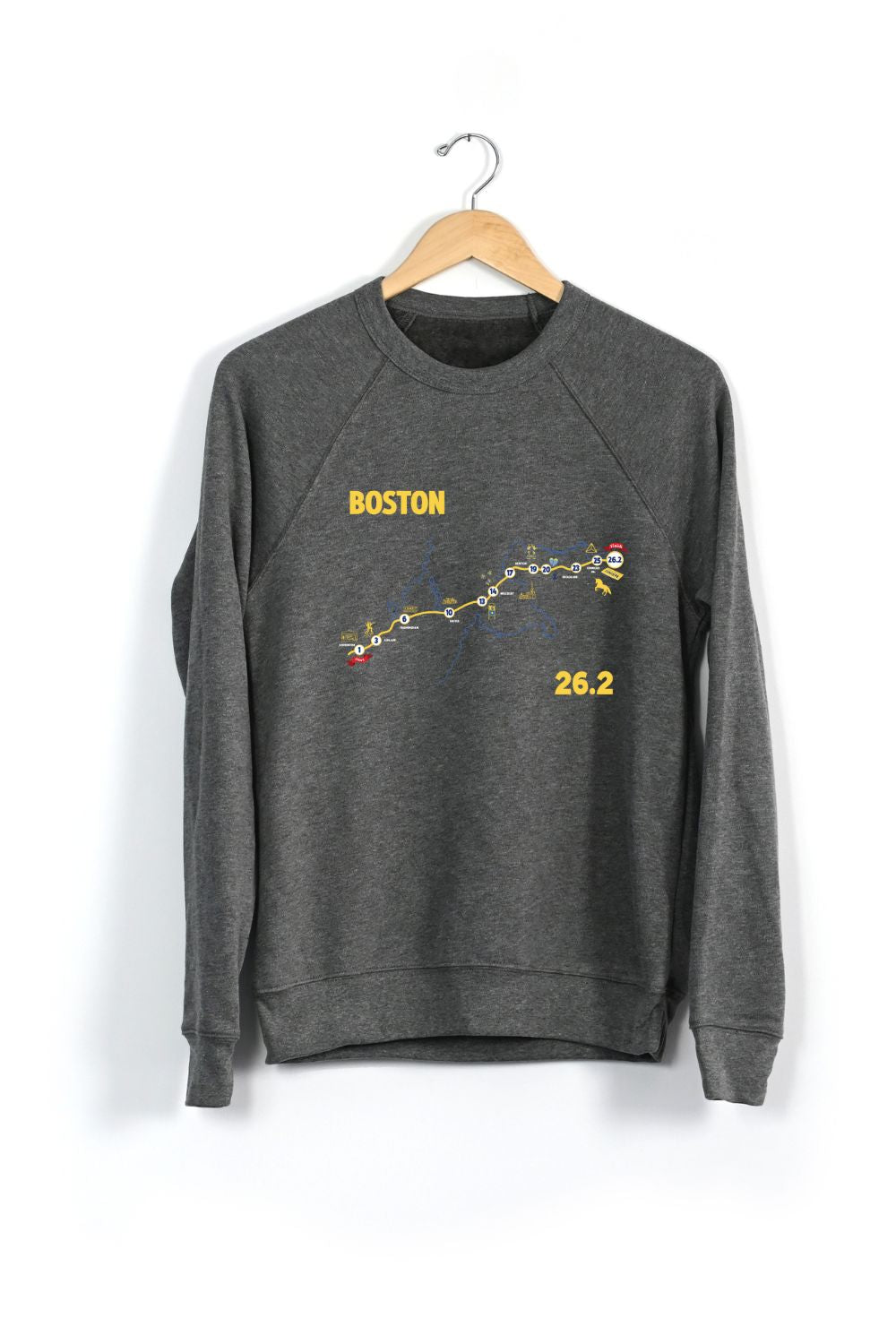 Boston Map Sweatshirt