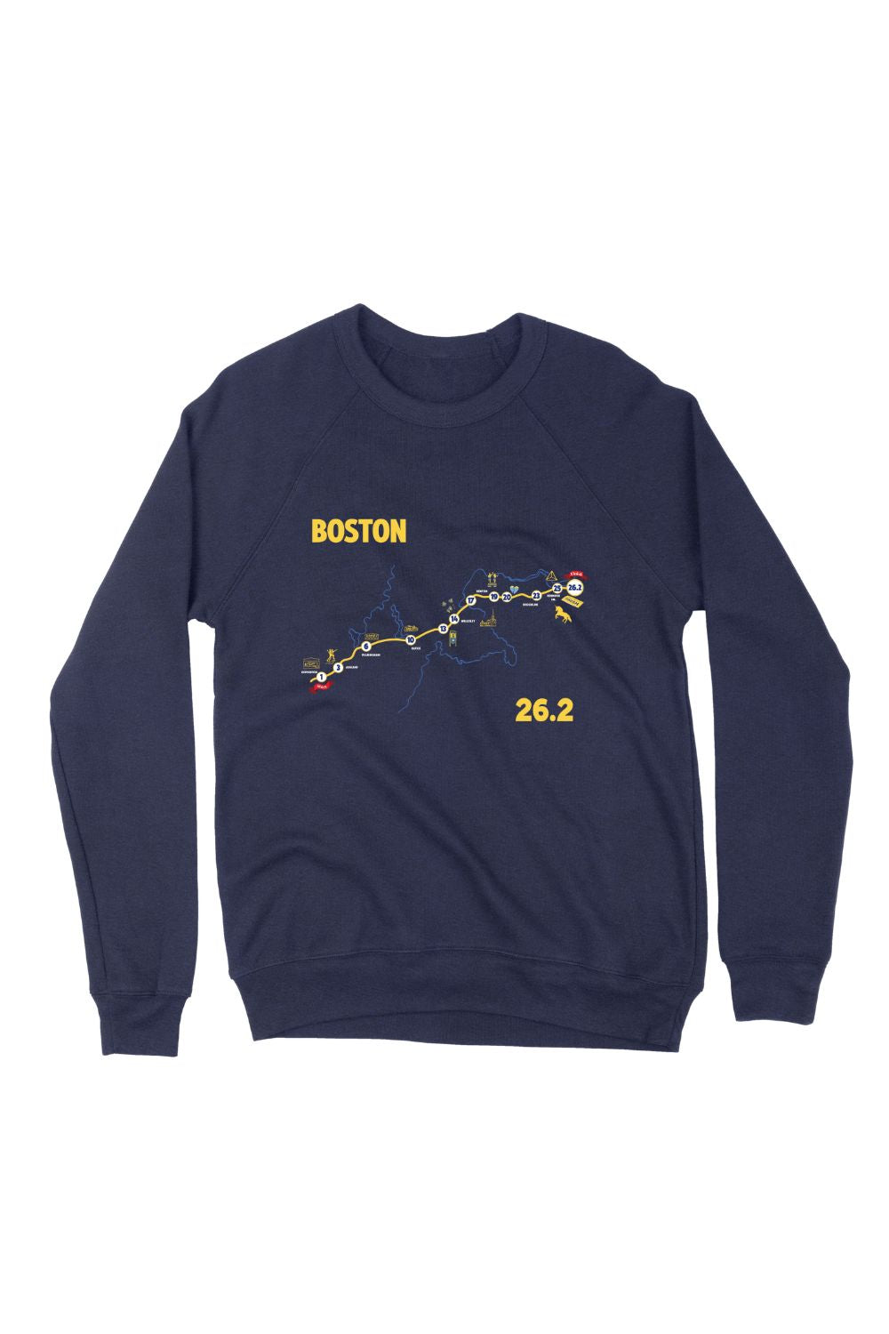 Boston Map Sweatshirt