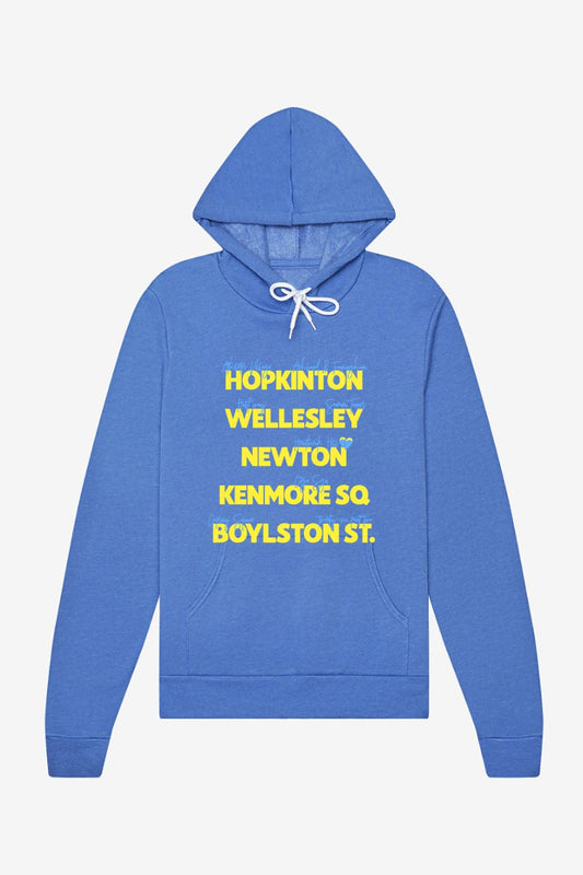 Boston Neighborhood Raceday Hoodie Sweatshirt