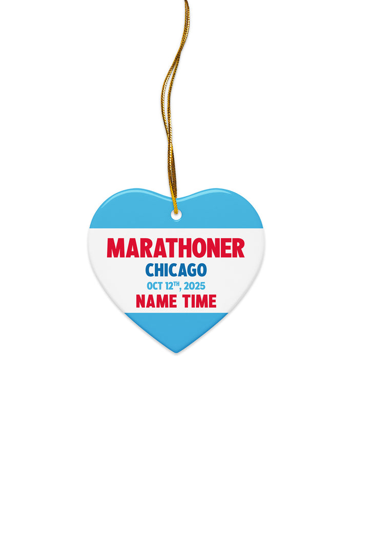 Chicago Custom Marathoner Ornament