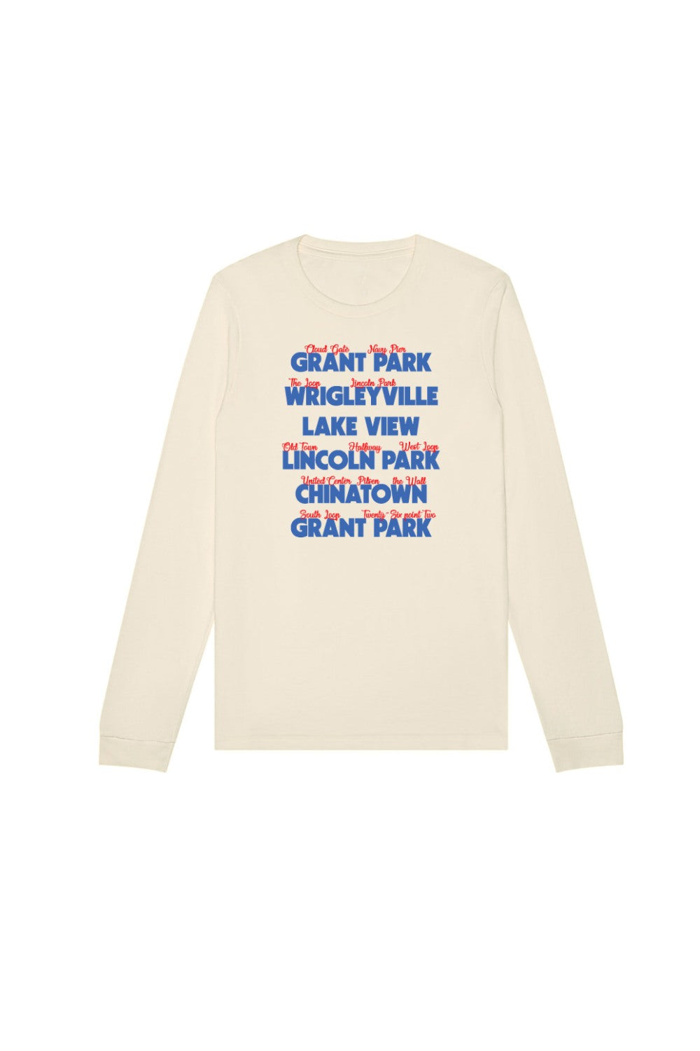 Chicago Marathon Neighborhood Running Long Sleeve
