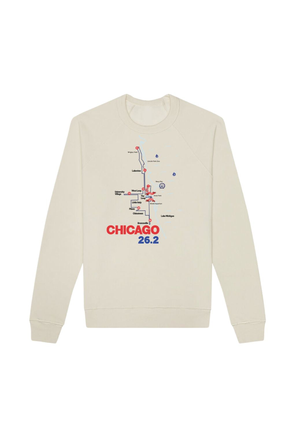 Chicago Race Map Sweatshirt