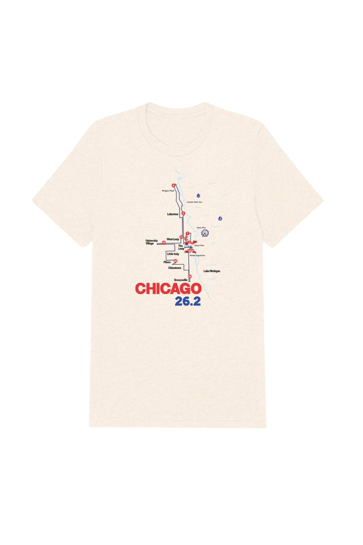 Chicago Race Map T-Shirt