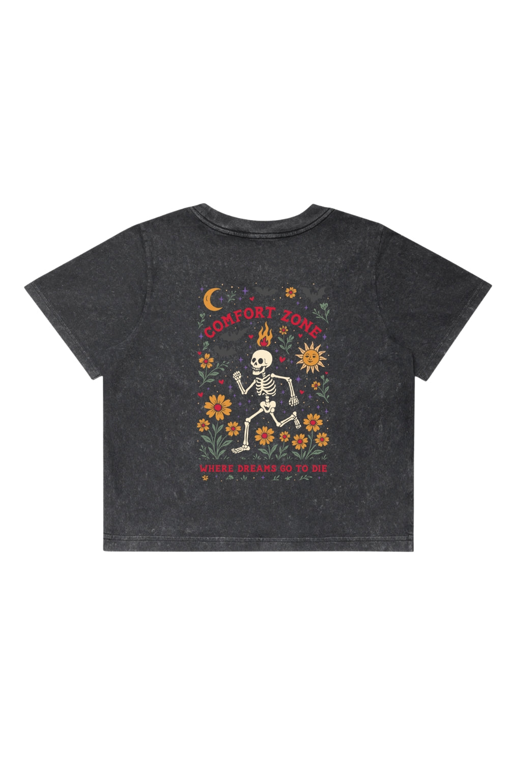 Comfort Zone Women's Crop T-Shirt - Sarah Marie Running Co.