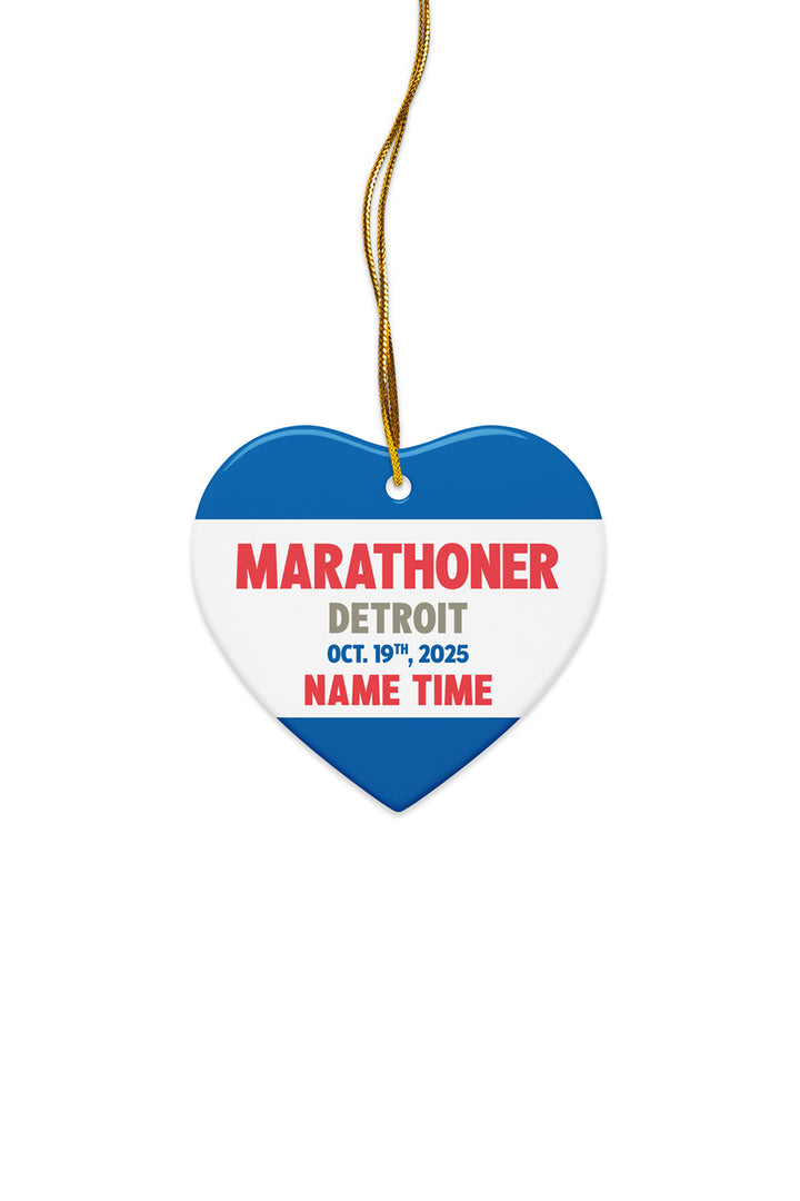 Detroit Custom Marathoner Ornament
