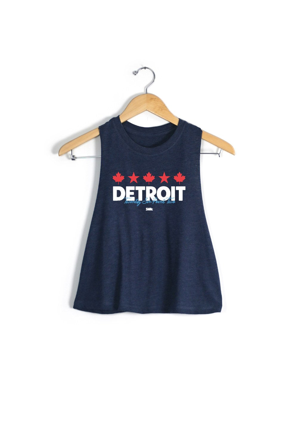 Detroit Racerback Crop Tank