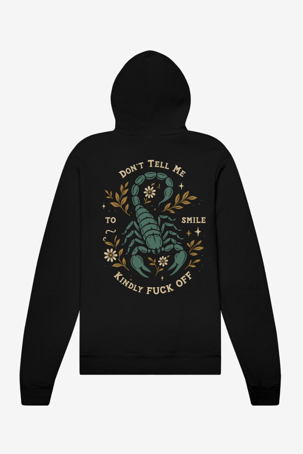 Don't Tell Me To Smile Hoodie - Sarah Marie Running Co.