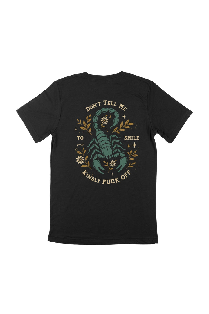 Don't Tell Me To Smile T-shirt - Sarah Marie Running Co.