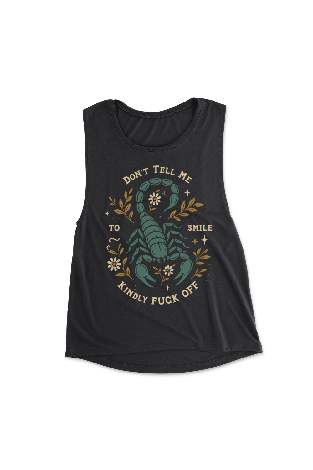 Don't Tell Me To Smile Tank - Sarah Marie Running Co.