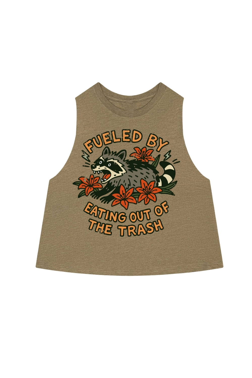 Fueled By Trash Racerback Tank - Sarah Marie Running Co.