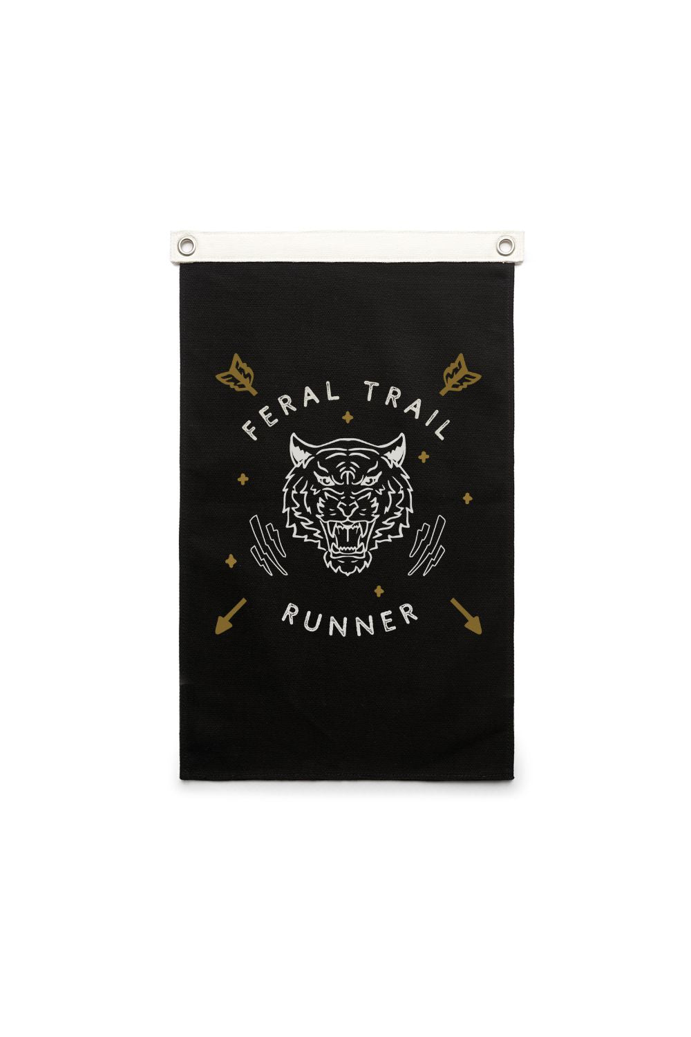 Feral Trail Runner Canvas Banner