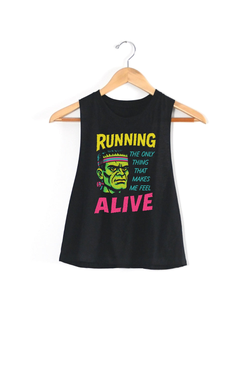 Frankenstein Running Racerback Tank - Sarah Marie Running Co.