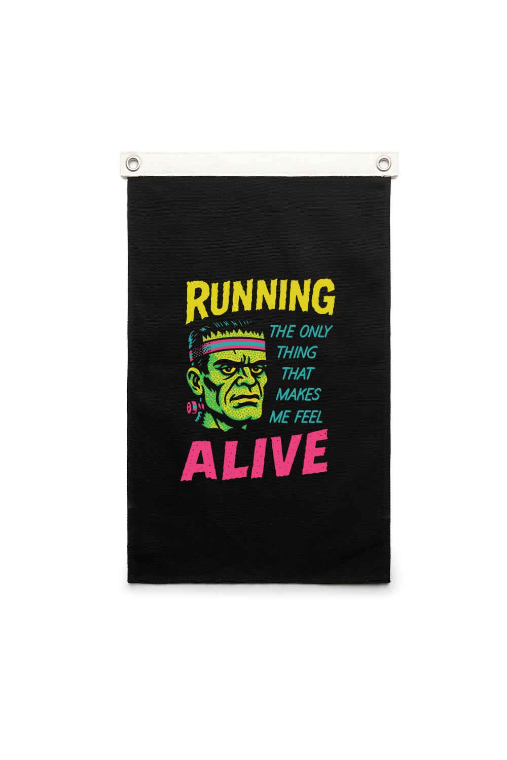 Frankenstein Running Canvas Banner - Sarah Marie Running Co.