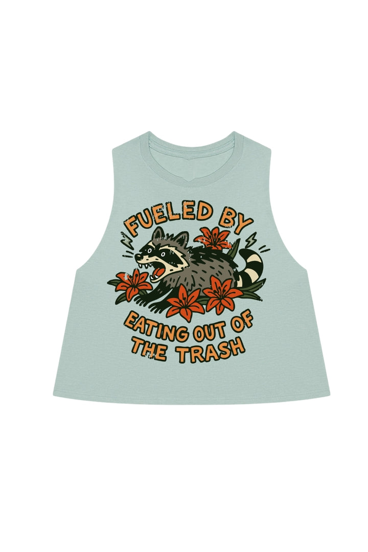 Fueled By Trash Racerback Tank - Sarah Marie Running Co.
