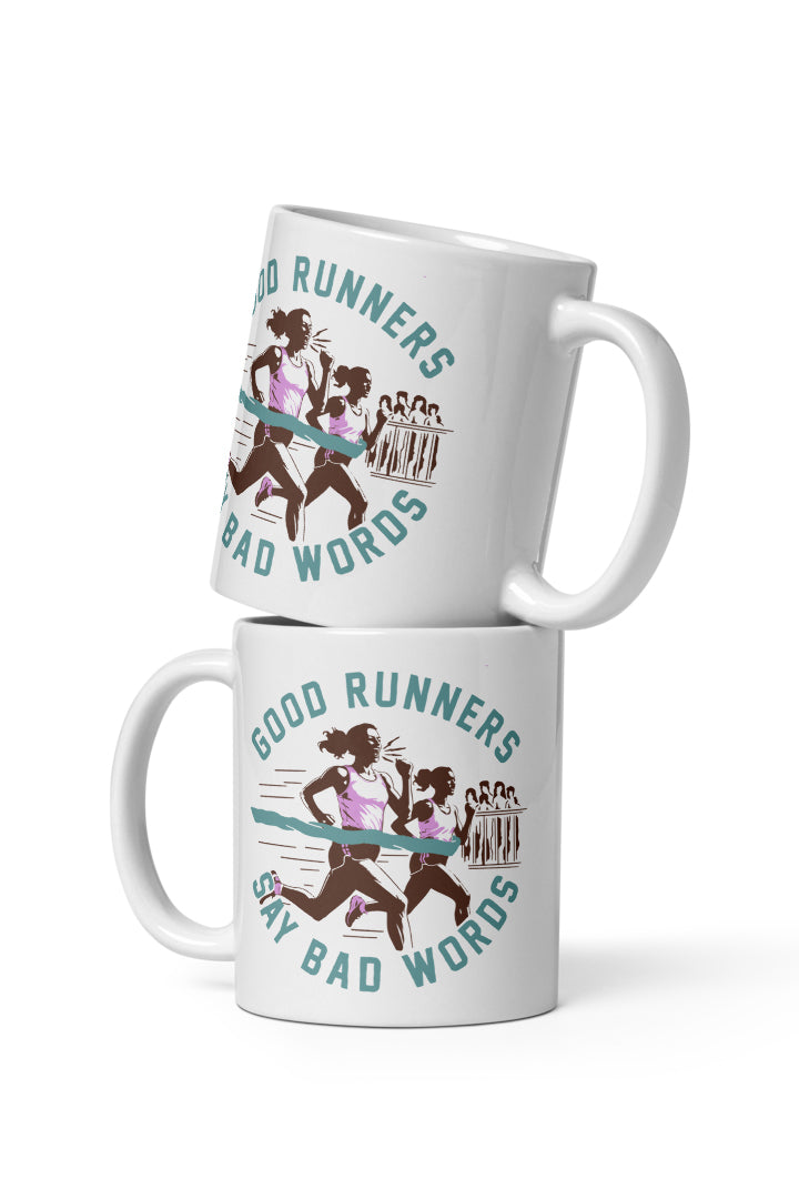 Good Runners Say Bad Words Mug - Sarah Marie Running Co.