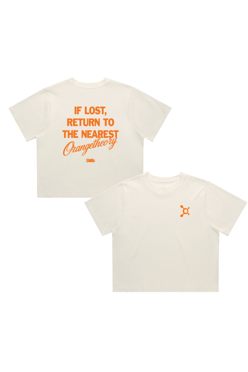 If Lost Return To The Nearest Orangetheory x SMRc Women's Crop T