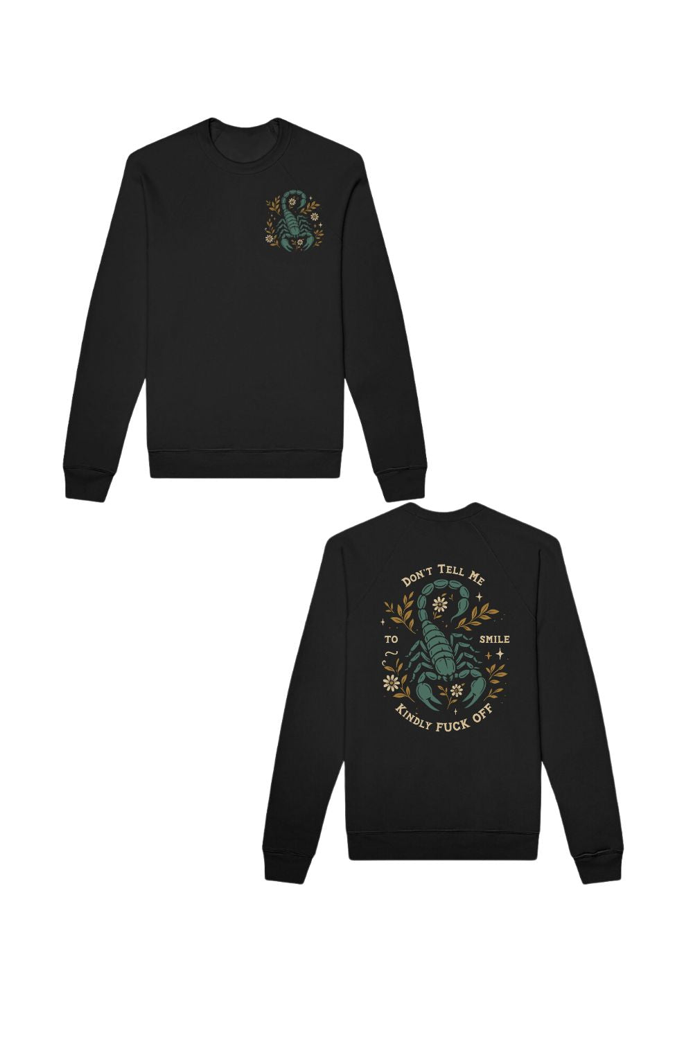 Don't Tell Me To Smile Sweatshirt