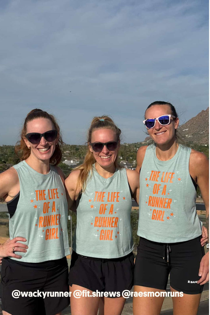 The Life of A Runner Girl Racerback Tank