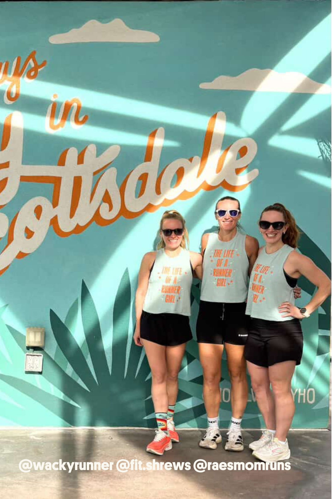 The Life of A Runner Girl Racerback Tank