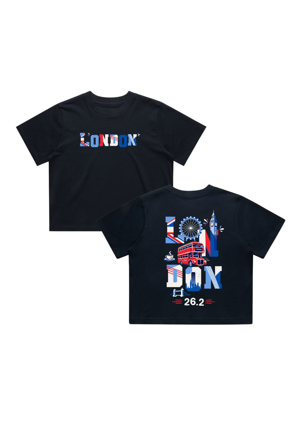 London 26.2 Women's Crop T-Shirt