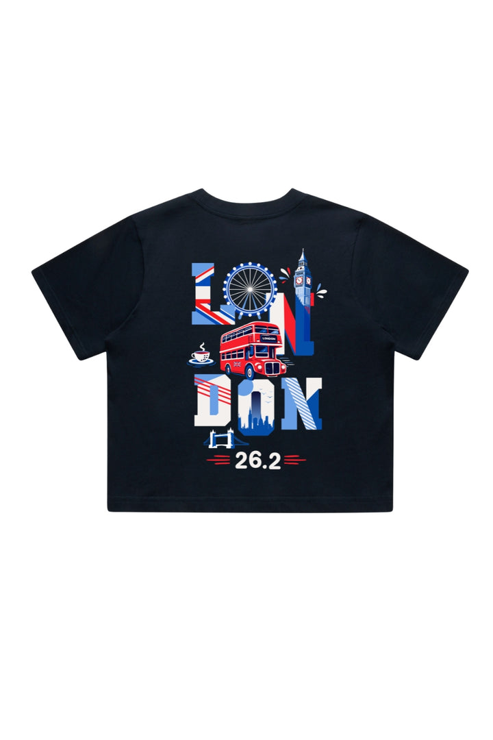 London 26.2 Women's Crop T-Shirt