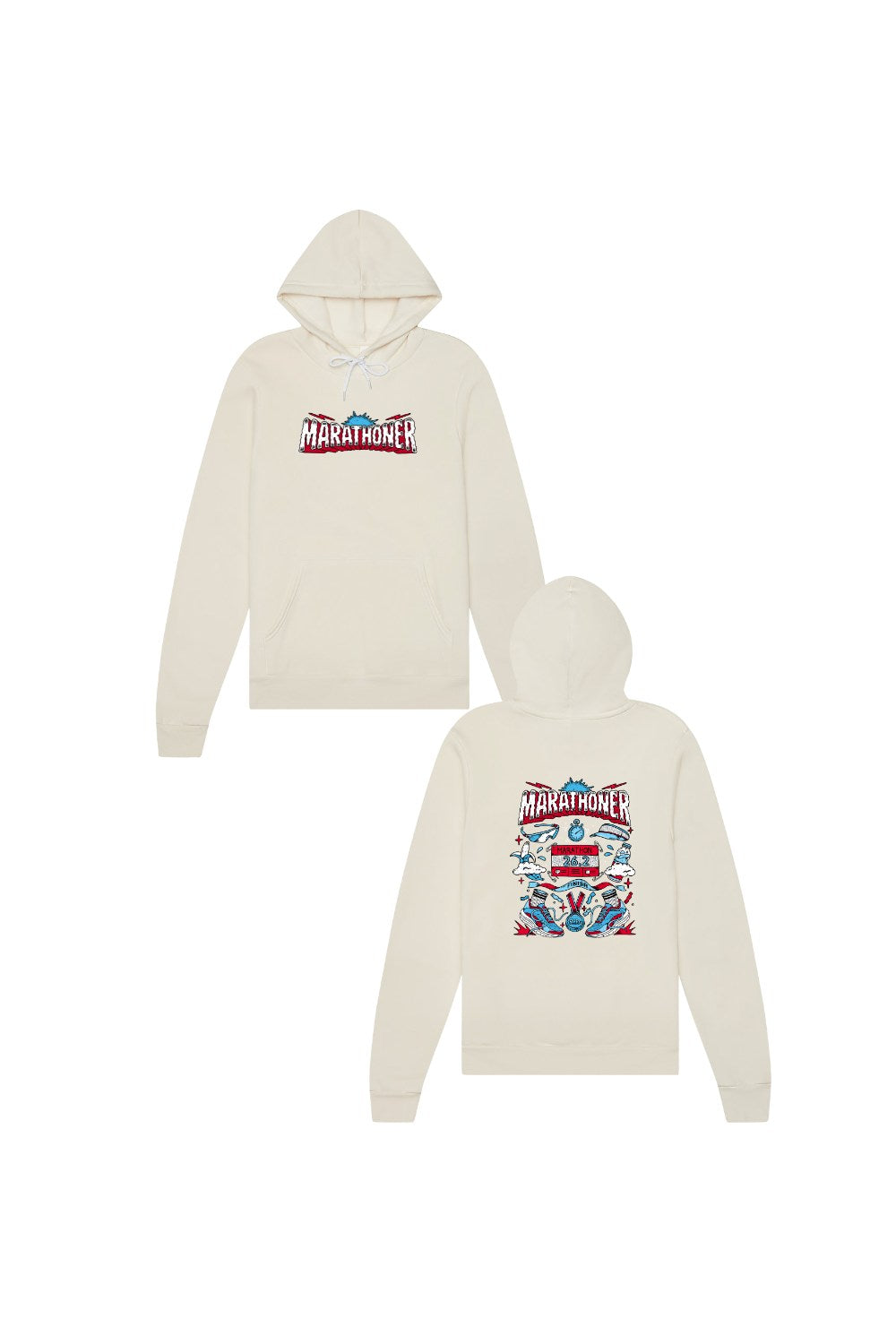 Marathoner Hoodie Sweatshirt