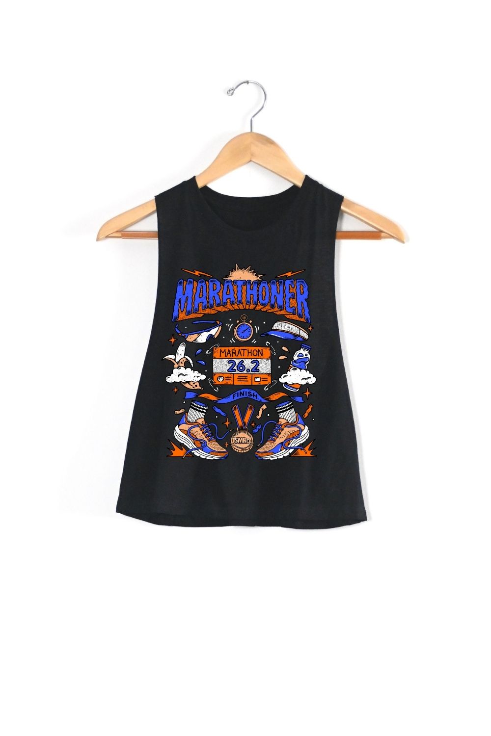 Marathoner Racerback Crop Top