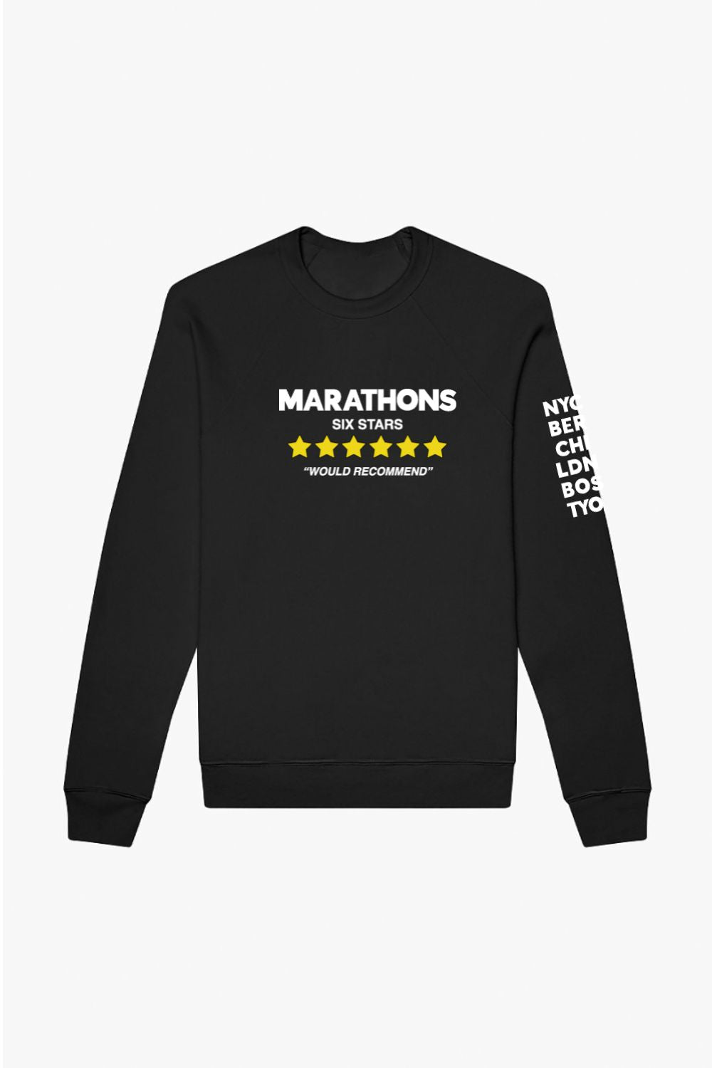 Marathons, Would Recommend Sweatshirt