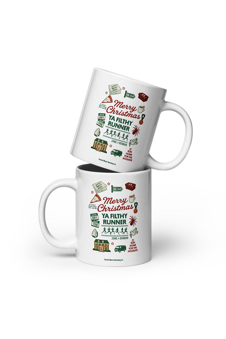 Merry Christmas Ya Filthy Runner Mug