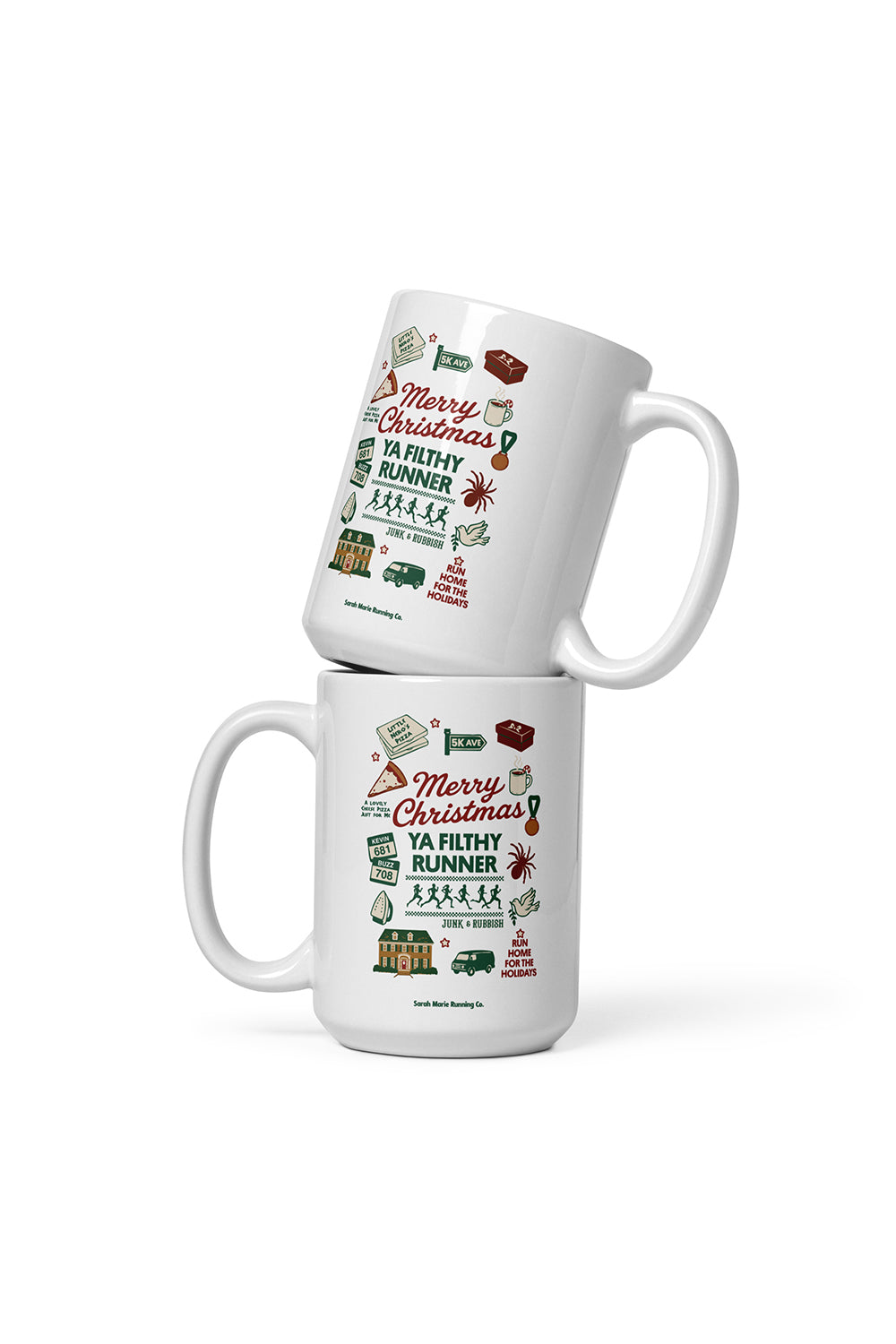 Merry Christmas Ya Filthy Runner Mug