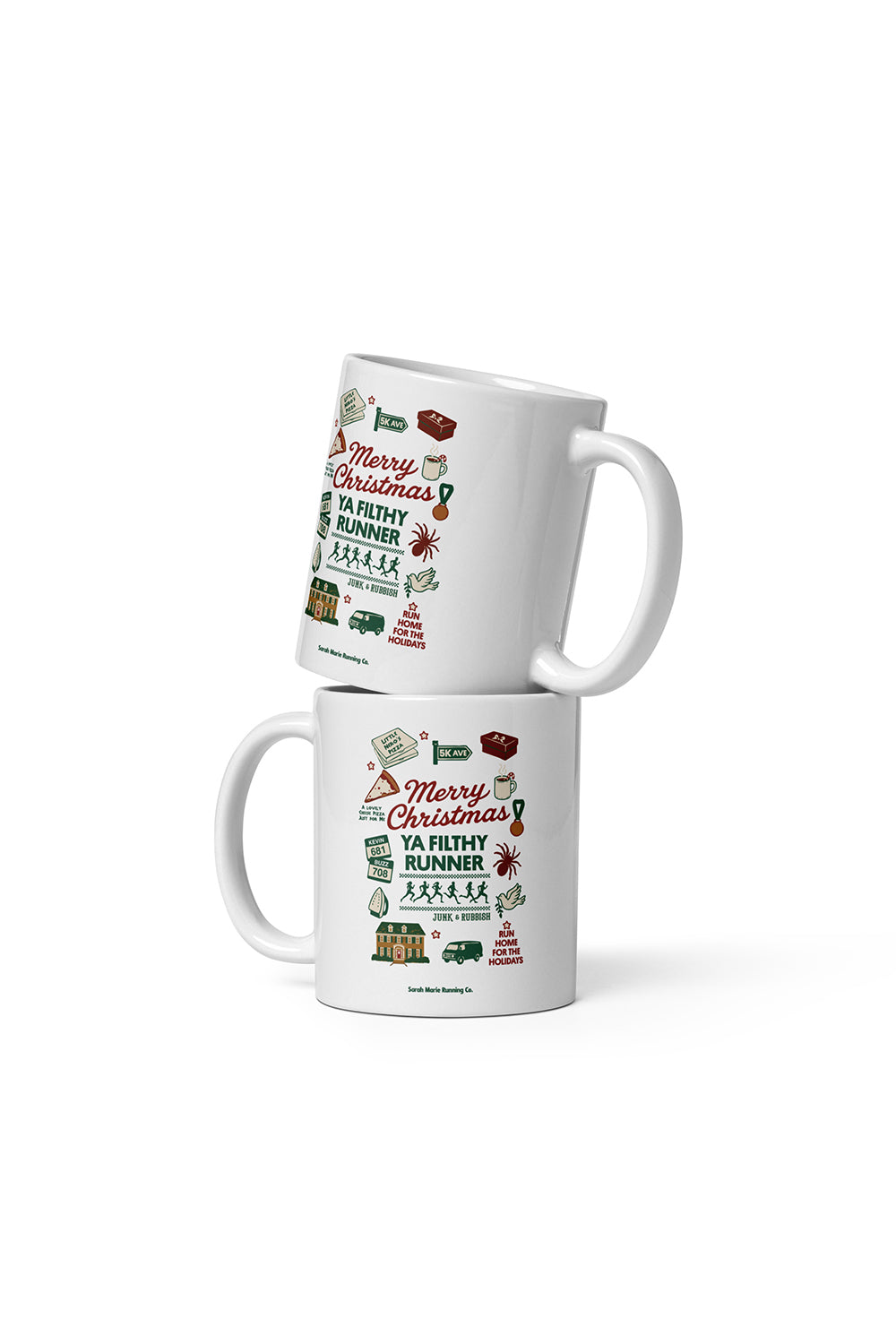 Merry Christmas Ya Filthy Runner Mug