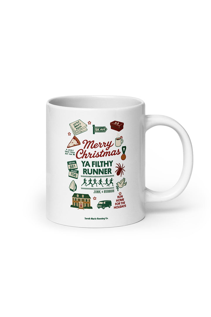 Merry Christmas Ya Filthy Runner Mug