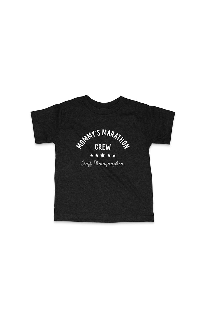 Mommy's Marathon Crew Kids T-shirt